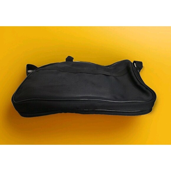 Black Samsonite 1910  Computer Laptop Bag Long Strap Soft Shell Multiple Pockets - Picture 7 of 8